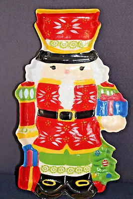 Temptations Bakeware Winter Whimsy Christmas Tray Platter Soldier / Nutcracker • $50.80