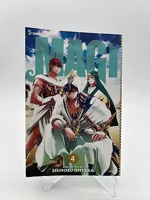 NEW 1st Edition Magi: The Labyrinth Of Magic Vol 4  Shinobu Ohtaka English Manga • $39.85