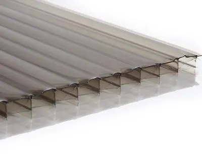 £71.27 • Buy Multiwall 25mm Bronze On Opal Polycarbonate Roof Sheet Various Sizes