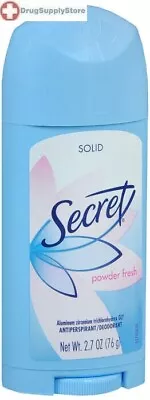 £10.67 • Buy Secret Original Powder Fresh Women's Solid Antiperspirant & Deodorant 2.7 Oz