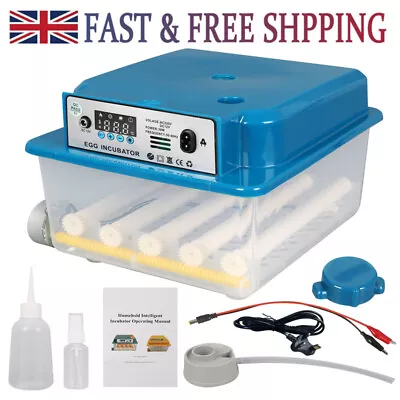 Incubator Egg Hatcher Automatic Turning Chicken 16/36 Eggs Brooding Machine Kit • £42.02