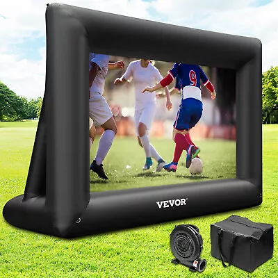 VEVOR Inflatable Projector Screen 24FT Movie Screen Outdoor Theater W/ Blower • $113.99