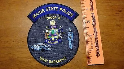 Maine State Police Troop B Gray  Barracks  Maine State Troopers Highway Patrol • $7.99