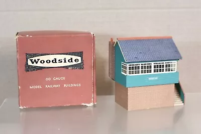 WOODSIDE No 4 OO GAUGE W/SC SIGNAL BOX COMPATIBLE With HORNBY DUBLO Oi • £69.50