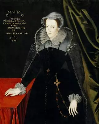 Mary Queen Of Scots (1615) Wall Art Poster Print • £3.99