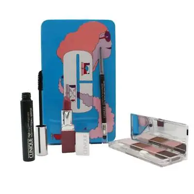 £47.99 • Buy Clinique Makeup Set Mascara Eyeliner Lipstick Eyeshadow Palette Gift Set - NEW