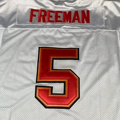 NFL Reebok Josh Freeman #5 Tampa Bay Buccaneers Bucs White Jersey Size 50 • $29.95