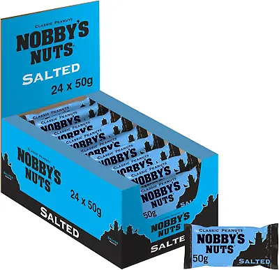 Nobby's Nuts Classic Salted Peanuts 50g Case Of 24 • £26.59