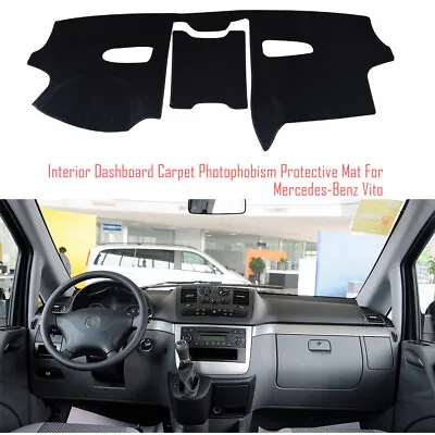 Interior Dashboard Carpet Sun Shade Protective Pad Cover For Mercedes-Benz Vito • $41.39