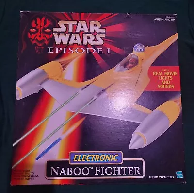 Hasbro Star Wars Episode 1 Electronic Naboo Fighter • $49.99