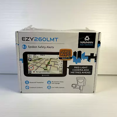 Navman EZY260LMT - Car/Automotive GPS With Australian Maps & Charger - Brand New • $134.97