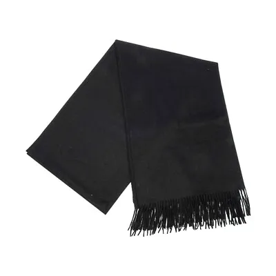£764.28 • Buy Hermes Throw / Blanket Black Cashmere / Wool Vintage Mint