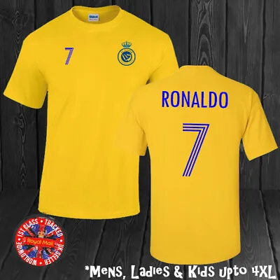 £12.95 • Buy Al-Nassr Ronaldo Football Fan T-shirt Mens Ladies Kids Portugal Manchester