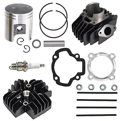 NICHE 60cc Big Bore Cylinder Head Piston Gasket Kit For Yamaha PW50 1981-2018 • $74.95