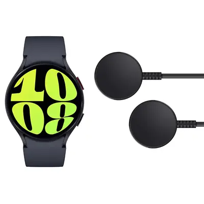 Samsung Watch 6 Graphite 44mm Bluetooth Smartwatch SM-R940NZKCXAA W/ 2 Chargers • $179.99