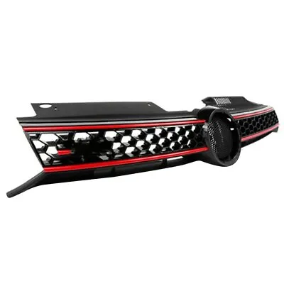 For 2010-2013 VW Golf GTI 14  MK6 TDI Front Upper Hood Grille Red Trim • $41.62