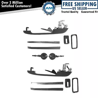 Door Handles Outside Exterior Front W/ Keys Pair Set For VW Volkswagen • $34.98