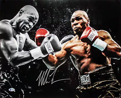 Mike Tyson Authentic Signed 16x20 Photo Vs Clifford Etienne Autographed BAS • $89.99