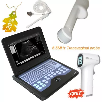 FDA Portable Medical Ultrasound Machine Digital Ultrasound Scanner Transvaginal • $1349