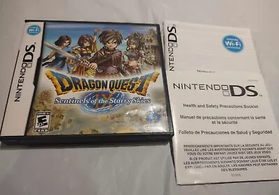 Dragon Quest IX Sentinels Of The Starry Skies Authentic Case & Cover (No Manual) • $18.99