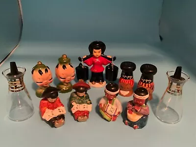 Vintage Assorted Salt &Pepper Shakers Lot Of 6 • $10