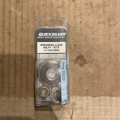 Mercury Quicksilver Prop Propeller Nut Kit 11-13914Q02 • $12