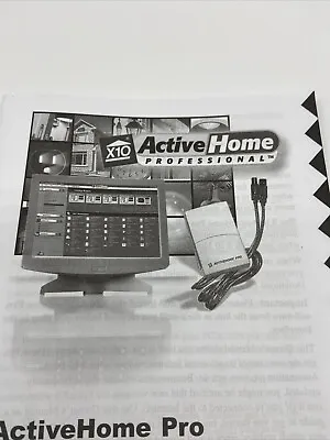 $8.50 • Buy X10 ActiveHome Pro USB 2-Way PC Interface Model CM15A Owners Manual Only