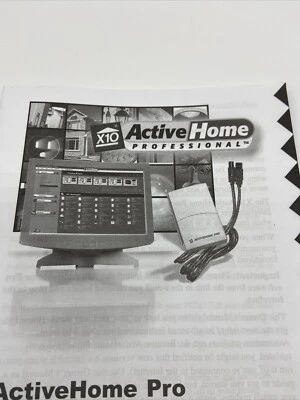 X10 ActiveHome Pro USB 2-Way PC Interface Model CM15A Owners Manual Only • $8.80