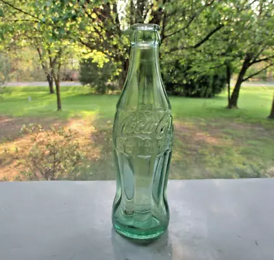 Vintage Coca Cola 6 1/2 Fl. Oz. Green Glass Bottle From Cambridge MD • $6