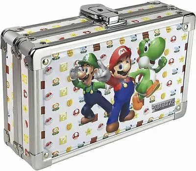 Vaultz Personal Locking Supply Box Pencil Case 8 X 5 X 3 NEW MARIO Yoshi Luigi • $21.95