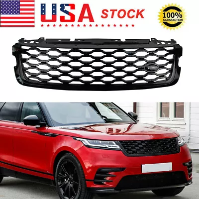 For Range Rover Velar 2018-2023 Front Upper Center Grille Grill Mesh Gloss Black • $119.99