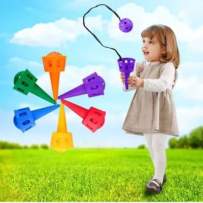 $10.97 • Buy Fun Ball And Cup Toy Set For Children Outdoor Throw And Catch Ball Game Gift