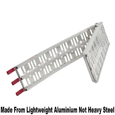 Motorcycle Motocross Mx Bike Aluminium Folding Van Trailer Loading Ramp • £64.99