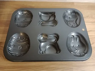 Easter Novelty Egg Bunny Rabbit Chocolate Cake Baking Tin Mould • £9