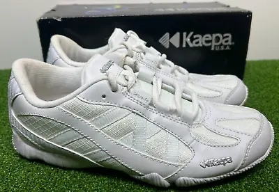 Kaepa Stellarlyte White Cheer Athletic Shoes Cheerleading 6570 Women’s Size 5 • £28.44