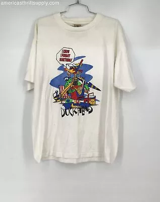 Vintage 1995 Duck Head  I Know I Forgot Something!  Graphic T-Shirt - Size L • $14.99