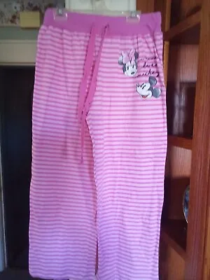 Women's Sleepwear Size Small (26 Inch Waist ) Pink Disney Mini &Mickey  New • $4.95