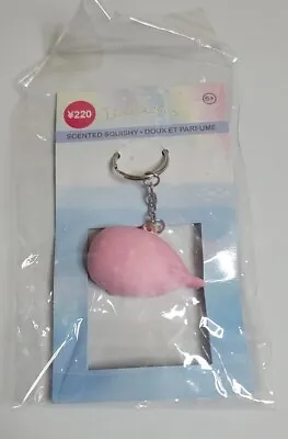 San-X Japan Jinbesan Pink Whale Scented Squishy Keychain • $12.95
