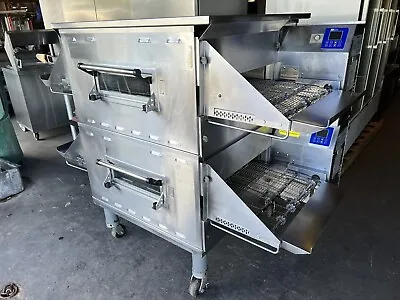 2018 Middleby Marshall PS636G Gas Double Conveyor Pizza Oven -tested Working • $18500