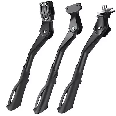 Bike Kickstand Bike Stands Adjustable Bike Kickstand Aluminum Rear Black • $18.81