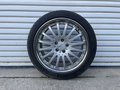 Mercedes Carlsson 9.5 X 19 Two Piece ET40 Forged Wheel Silver Chrome • $480