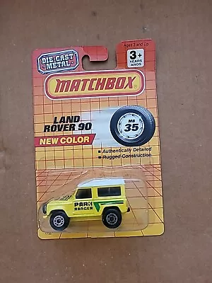 Matchbox Land Rover 90 New Color Park Ranger • $0.99