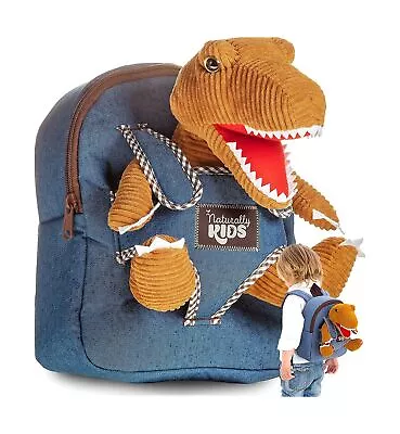 Naturally KIDS Small Dinosaur Backpack Dinosaur Toys For Kids 3-5 Toddler Bac... • $51.97