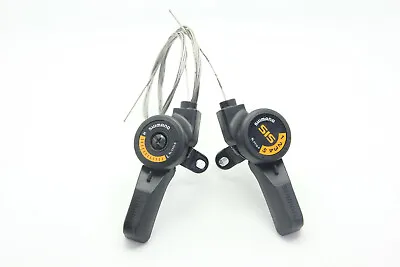 Shimano TY15 Bicycle Bike Trigger Thumb 3 X 5 Speed Shifter Set  • $18.99