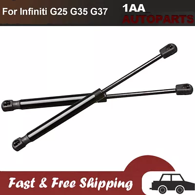 Pair Front Hood Lift Supports Shocks Struts For Infiniti G25 G35 G37 2007-2013 • $17.95