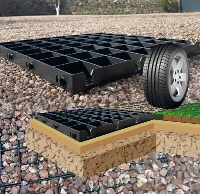 £46.99 • Buy Polytunnel Greenhouse Gravel Grid Base Cold Frame Shed Grass Grids 6x4 Feet Foot
