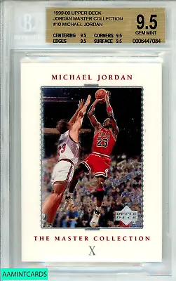 1999-00 Upper Deck Michael Jordan#10 The Master Collection 15 Of 500 Bgs 9.5 • $499.99