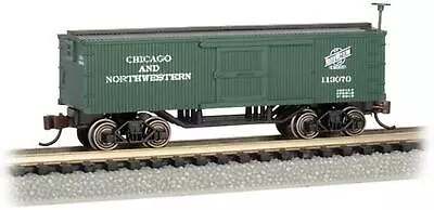 Bachmann Chicago & Nth Western #113070 Old Time Boxcar. N Scale #BAC15655 • $51.95
