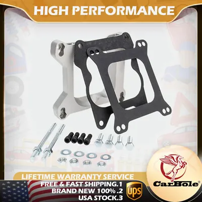 1932 Carburetor Adapter Kit Alloy Carb Adapter 4 Barrel To 4 Barrel Aluminum 3/4 • $22.99