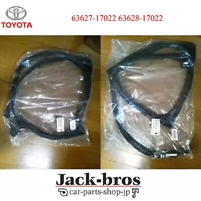 Toyota Genuine OEM  MR2 SW20 Roof Weather Strip Pair Set 63627-17022 63628-17022 • $406